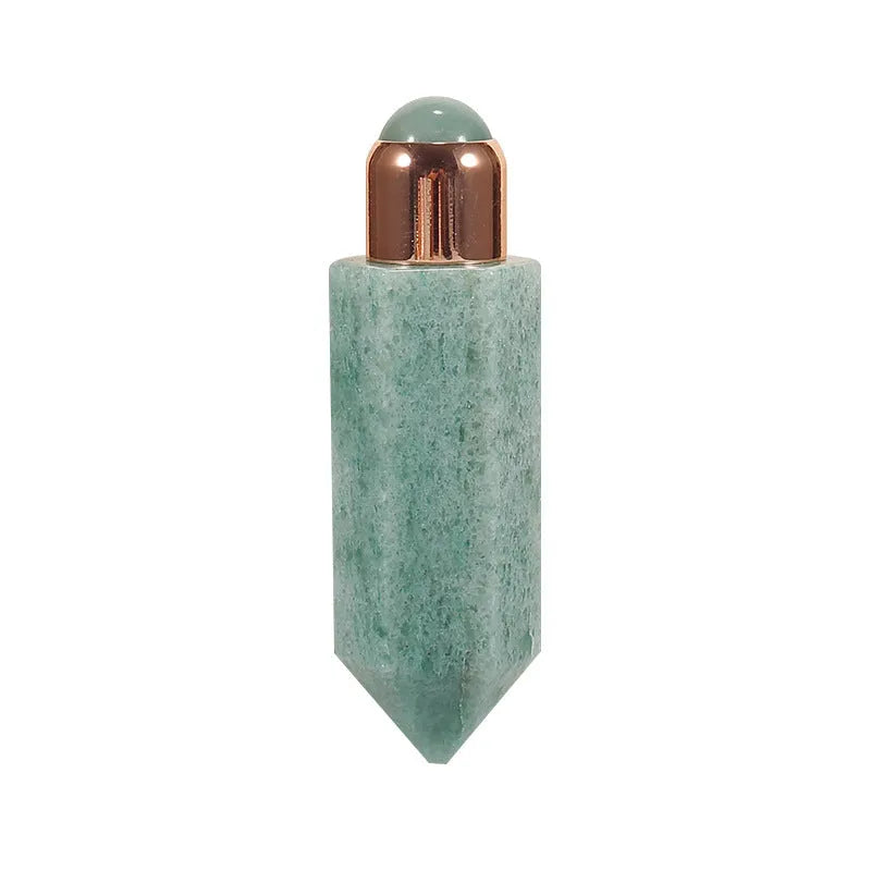 Home Massage Roller With Crystal Jade - Bellarte Enchanté Home Massage Roller With Crystal Jade
